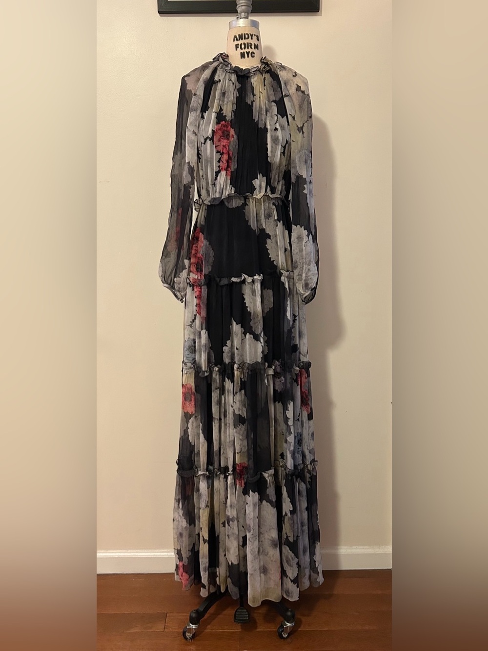 Jason Wu Collection Crinkle Silk Chiffon Gown